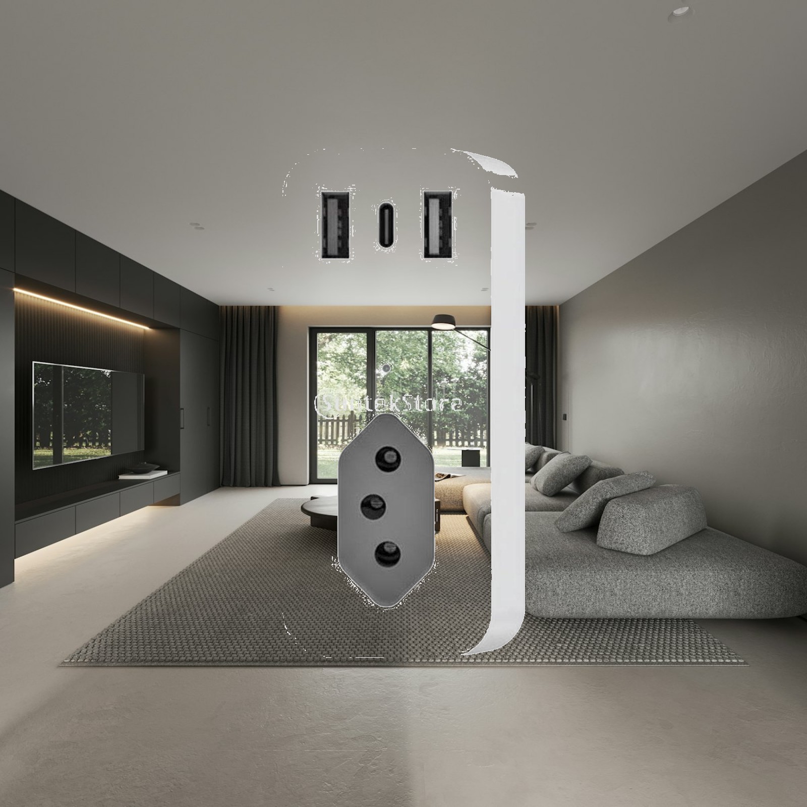 ปลั๊กไฟอัจฉริยะที่ควบคุมด้วยเส - Timer Dual Outlet บทวิจารณ์และราคา