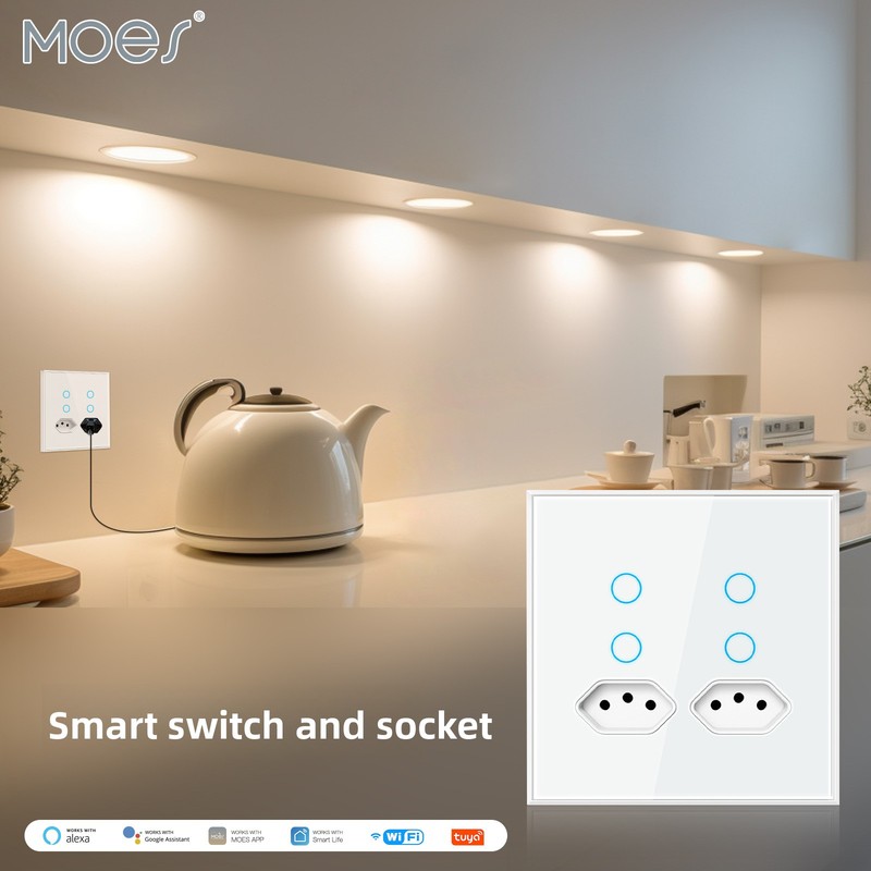 MOES ปลั๊กไฟอัจฉริยะ Tuya WiFi - Timer Dual Outlet บทวิจารณ์และราคา